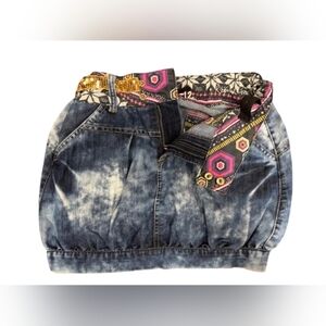Desigual Denim Skirt EUC Size 11-12 Youth Kids